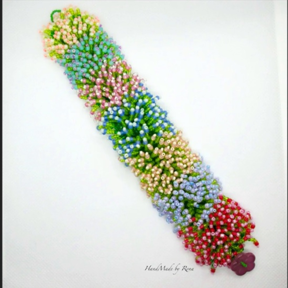 Bracelet for Spring, size Approx 7 5/8" with clasp open
